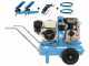 Campagnola MC 545 Petrol Engine-driven Air Compressor Honda GP160 KIT + 2 Tuono Evo Pneumatic Olive Harvesters + Victory Pneumatic Pruning Shears