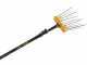 Electric Battery-powered Olive Harvester Lisam Swing - With 8 + 8 carbon prongs - Telescopic Pole