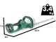 HIKOKI CH3656DA standard cordless hedge trimmer - 36V - WITHOUT BATTERIES AND CHARGERS