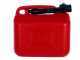 Professional 10 lt plastic fuel tank with flexible spout