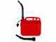 Professional 10 lt plastic fuel tank with flexible spout