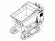 AgriEuro Top-Line CARGO L 10000 HED 4.0 Tracked Power Barrow - Honda GXe630 - with Loading Bucket