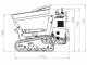 AgriEuro Top-Line CARGO L 10000 HEDH 4.0 Tracked Power Barrow - Honda GXe630 - with Loading Bucket + Cement Mixer