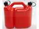 Double fuel-oil can, 5 + 2,5 lt, flexible nozzle
