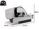 BERKEL Home Line Plus 250 Black - Meat Slicer with 250 mm blade