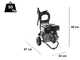 AgriEuro Top-Line EWD-K 15/310 Petrol Pressure Washer &ndash; Loncin G390F Engine