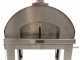 Fontana Mangiafuoco Rosso - Outdoor Wood-fired Oven with Cart