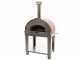 Fontana Mangiafuoco Rosso - Outdoor Wood-fired Oven with Cart