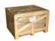 Fontana Mangiafuoco Rosso - Outdoor Wood-fired Oven with Cart