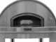 Fontana Mangiafuoco INOX - Outdoor Wood-fired Oven with Cart