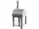 Fontana Mangiafuoco INOX - Outdoor Wood-fired Oven with Cart