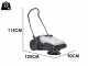 Nilfisk SW 200 Hand Push Sweeper with collection basket