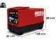 MOSA GE SX-9000 KDM - 8.8 kW Diesel Silenced Power Generator - DC 7.5 kW Single-phase