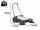 Nilfisk SW 250 Manual Hand Push Sweeper with collection basket
