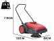 Nilfisk Viper PS480 Manual Hand Push Sweeper with collection basket