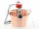 NuovaFac Cuoca Automatica - Hammered Copper Electric Polenta Pot with 9L Round Base  - 5W
