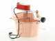 NuovaFac Cuoca Automatica - Hammered Copper Electric Polenta Pot with 9L Round Base  - 5W