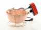 NuovaFac Cuoca Automatica - Hammered Copper Electric Polenta Pot with 3L Round Base  - 5W