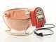 NuovaFac Cuoca Automatica - Hammered Copper Electric Polenta Pot with 3L Round Base  - 5W