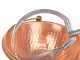 NuovaFac Cuoca Automatica - Hammered Copper Electric Polenta Pot with 3L Round Base  - 5W