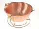 NuovaFac Cuoca Automatica - Hammered Copper Electric Polenta Pot with 3L Round Base  - 5W
