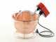 NuovaFac Cuoca Automatica - Smooth Copper Electric Polenta Pot with 4L Round Base - 5W