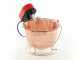 NuovaFac Cuoca Automatica - Smooth Copper Electric Polenta Pot with 4L Round Base - 5W