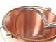 NuovaFac Cuoca Automatica - Smooth Copper Electric Polenta Pot with 4L Round Base - 5W