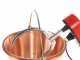 NuovaFac Cuoca Automatica - Smooth Copper Electric Polenta Pot with 4L Round Base - 5W