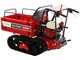 Ranger M370-E Extendable Tracked Power Barrow - Honda GX160 Engine - Electric start