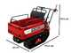 Ranger M370-E Extendable Tracked Power Barrow - Honda GX160 Engine - Electric start