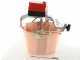 NuovaFac Cuoca Automatica - Hammered Copper Electric Polenta Pot with 9 L Flat Base - 24W