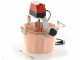 NuovaFac Cuoca Automatica - Hammered Copper Electric Polenta Pot with 9 L Flat Base - 24W