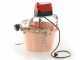 NuovaFac Cuoca Automatica - Hammered Copper Electric Polenta Pot with 9 L Flat Base - 24W