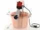 NuovaFac Cuoca Automatica - Hammered Copper Electric Polenta Pot with 9 L Flat Base - 24W