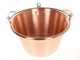 NuovaFac Cuoca Automatica - Hammered Copper Electric Polenta Pot with 9 L Flat Base - 24W