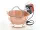 NuovaFac Cuoca Automatica - Smooth Copper Electric Polenta Pot with 6L Round Base - 24W