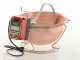 NuovaFac Cuoca Automatica - Smooth Copper Electric Polenta Pot with 6L Round Base - 24W