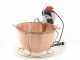 NuovaFac Cuoca Automatica - Smooth Copper Electric Polenta Pot with 9L Round Base - 24W