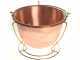 NuovaFac Cuoca Automatica - Smooth Copper Electric Polenta Pot with 9L Round Base - 24W