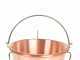 NuovaFac Cuoca Automatica -  Smooth Copper Electric Polenta Pot with 4L Round Base - 24W