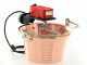 NuovaFac Cuoca Automatica - Hammered Copper Electric Induction Pot for Polenta, 4 L Flat Base - 5W