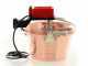 NuovaFac Cuoca Automatica - Hammered Copper Electric Induction Pot for Polenta, 4 L Flat Base - 5W