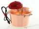 Macom Polentino - Hammered Copper Electric Pot for Polenta with Flat Base 4W