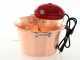 Macom Polentino - Hammered Copper Electric Pot for Polenta with Flat Base 4W
