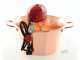Macom Polentino - Hammered Copper Electric Pot for Polenta with Flat Base 4W