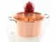 Macom Polentino - Hammered Copper Electric Pot for Polenta with Flat Base 4W