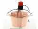 NuovaFac Cuoca Automatica - Hammered Copper Electric Pot for Polenta with Flat Base 14 L - 30W
