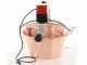 NuovaFac Cuoca Automatica - Hammered Copper Electric Pot for Polenta with Flat Base 14 L - 30W