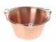 NuovaFac Cuoca Automatica - Hammered Copper Electric Pot for Polenta with Flat Base 14 L - 30W